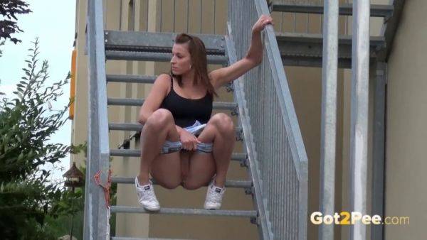 Compilation of teen babes squirting in public with public pissing in HD - sexu.com on freevids.org