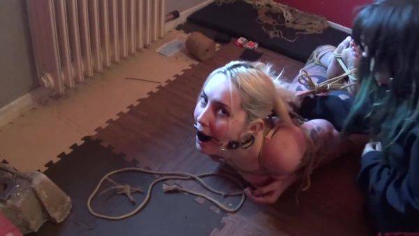 Spanish Girl Hogtied Super Tight - upornia.com - Spain on freevids.org