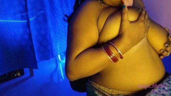 Hot Sensuous Bhabhi Girl Fulfills Her Sex Desire By Opening Her Clothes, Pressing Her Boobs And Drying Her Boobs - desi-porntube.com - India on freevids.org