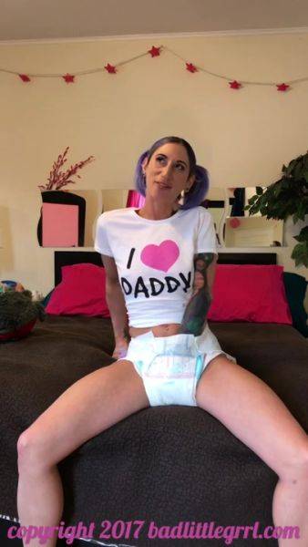 Badlittlegrrl - Abdl Badlittlegrrl - Put Back In Diapers - upornia.com on freevids.org