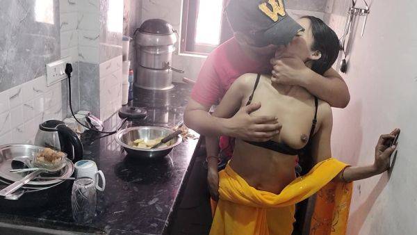 Hot Desi Bhabhi Kitchen Sex With Husband - hclips.com - India on freevids.org