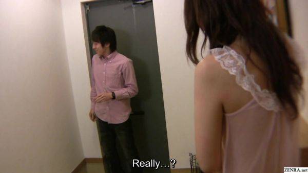 Bashful Japanese MILF answers door nearly naked leading to sex - txxx.com - Japan on freevids.org