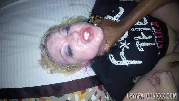 Throated blonde MILF loudly fucked in more extreme interracial scenes and soaked in sperm - xbabe.com on freevids.org