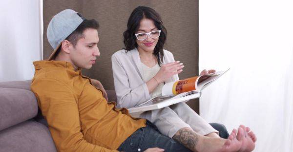 Dirty Flix - Kris the Foxx - Fucking sexy nerdy brunette - alphaporno.com on freevids.org