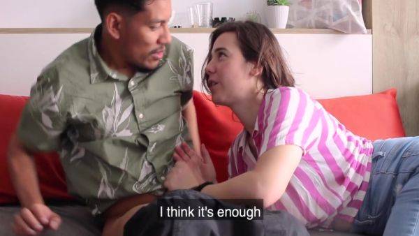 Stepsister Lets Stepbrother See Her White Pussy - videomanysex.com - Spain on freevids.org