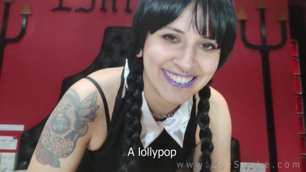 Halloween Creampie! Big Ass Latina As Wednesday - Wednesday Addams - hclips.com on freevids.org