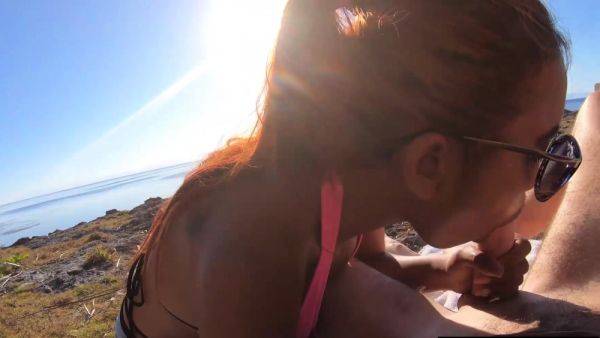 Public beach Asian GF blowjob and fuck - drtuber.com on freevids.org