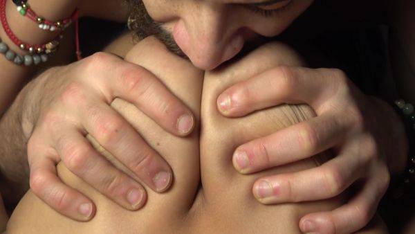 Just Playing With These Beautiful Big Boobs. Tits On Face Licking And Sucking Nipples - hclips.com on freevids.org