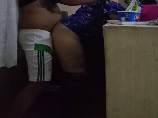 Maid Delivers Ass In The Kitchen - desi-porntube.com - India on freevids.org