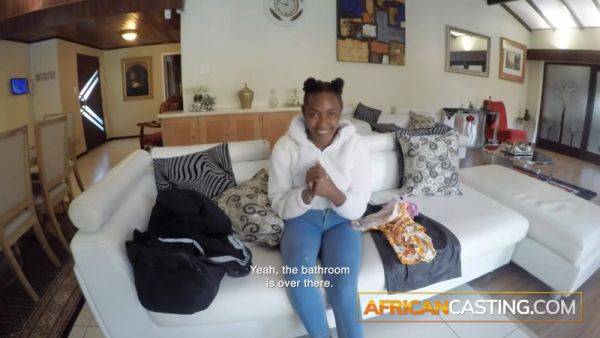 Hot Black Baddie Fun With First BWC In Interracial Casting - hotmovs.com on freevids.org