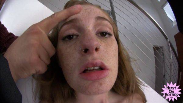 Freckled Freak Faye Reagan gets tied up and spit-roasted in hardcore bondage - sexu.com on freevids.org