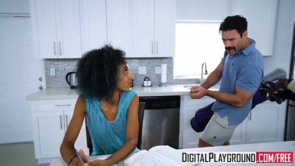 Riley King and Charles Dera engage in hot milk action while playing digital playground - sexu.com on freevids.org