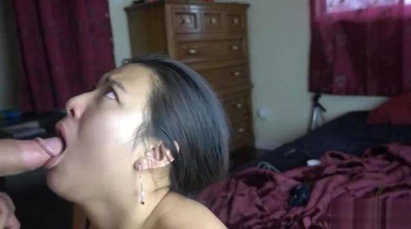 Heavenly asian tart making an extreme deepthroat - sunporno.com on freevids.org