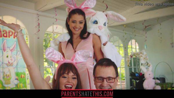 Avi Love gets naughty and fucks her stepuncle in Easter Bunny costume - sexu.com on freevids.org