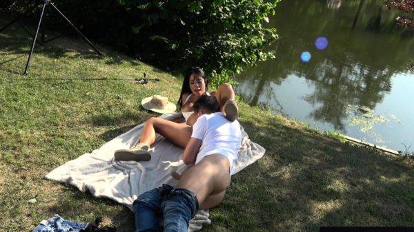 BTS of Megan Fiore's Outdoor Fuck - drtuber.com on freevids.org