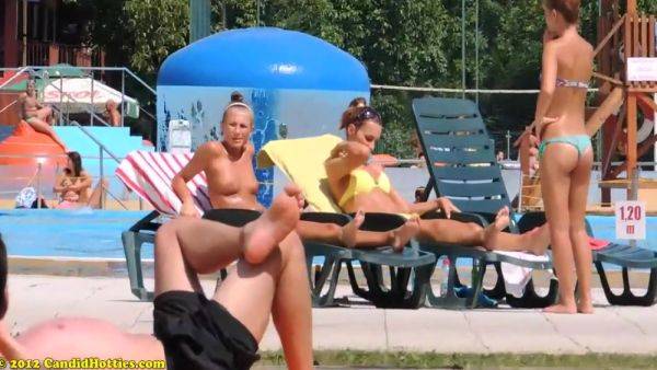 Topless Nude Teens Tanning Mix 1 7 Min - voyeurhit.com on freevids.org