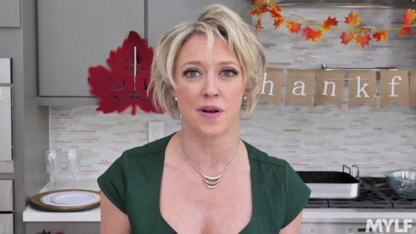 Stuffing Her Thanksgiving Pussy - MYLF - hotmovs.com on freevids.org