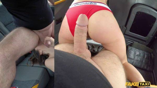 Lina Luxa gets her tiny tits fondled in a second helping of fake taxi sex - sexu.com on freevids.org