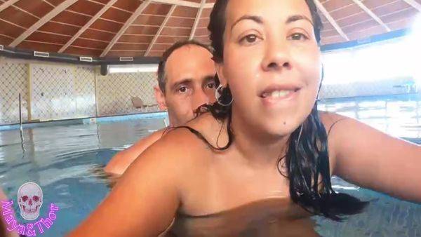 Maya Tetona Amateur Is Too Hot To Be Fucked In Pool - voyeurhit.com on freevids.org