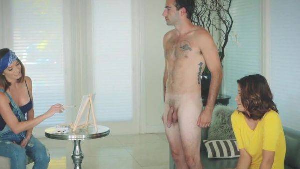 Skinny teen has threesome with stepmom - txxx.com on freevids.org