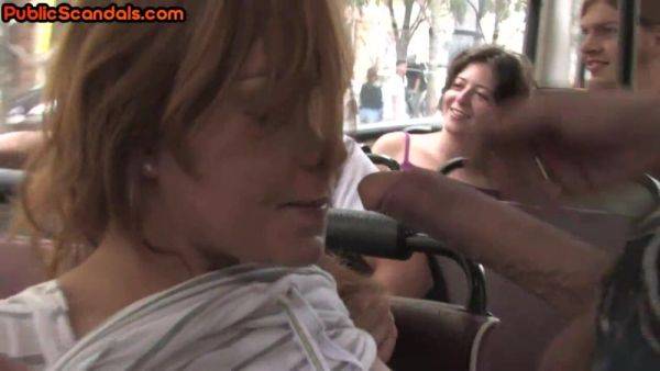 Public bitch drilled in bus b4 she gets fucked outdoor - txxx.com on freevids.org