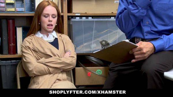 Ella Hughes trades sex for a slap on the wrist in a wild shoplyfter trade - sexu.com on freevids.org