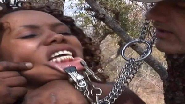 Super Hot Curly Black Babe Tied Up And Roughly Teased By Two Dominant Massive Dicks - txxx.com on freevids.org