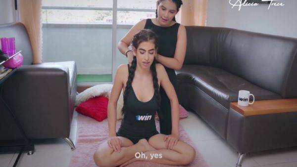 A Teacher Takes Advantage Of Her Student In A Tantric Yoga Class - hotmovs.com - Colombia on freevids.org