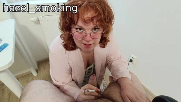 My Boss Catched Me Smoking At The Office, So I Had To Suck His Dick To Not Be Fired - hclips.com on freevids.org