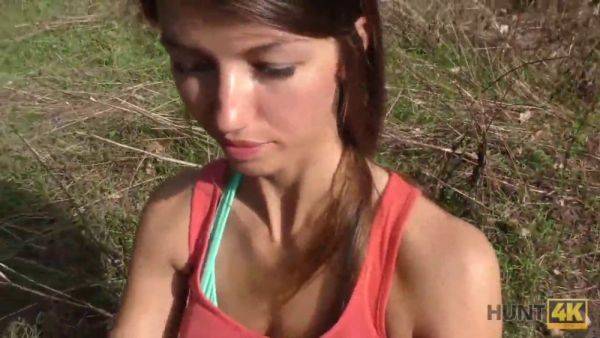 Check out this stunning Euro teen with soft skin getting her tight asshole drilled in wild outdoor sex - sexu.com on freevids.org