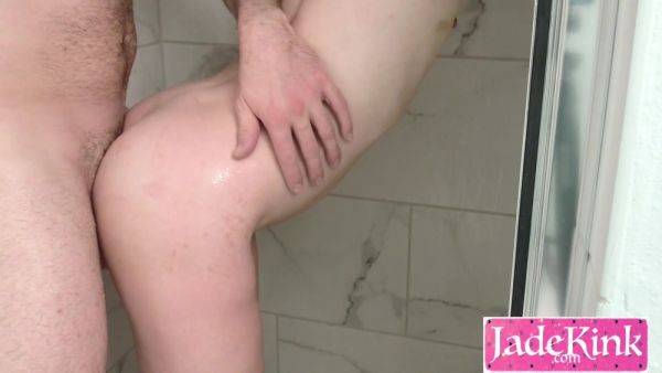 Girlfriend Surprised In The Shower With A Big Cock Anal - hclips.com - Usa on freevids.org