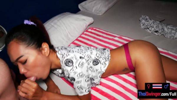 Amateur Thai teen big cock sucking and fucking on camera for money - hotmovs.com - Thailand on freevids.org