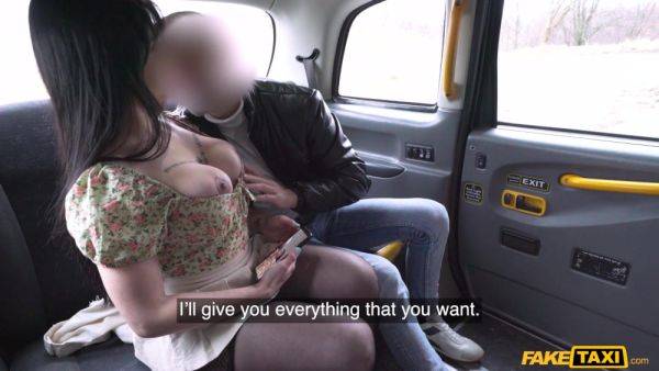 Nerdy Brunette Mom Seduced by Cab Driver - Glasses Babe Takes Pics Of Her Tits part 1 - Nadja Lapiedra - xtits.com on freevids.org