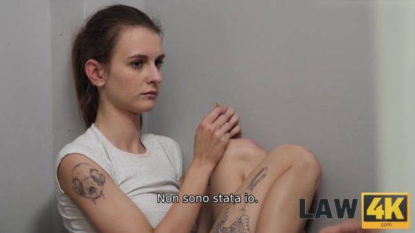 Adelle unicorn gets caught shoplifting & punished with hard 4k jail time - sexu.com on freevids.org