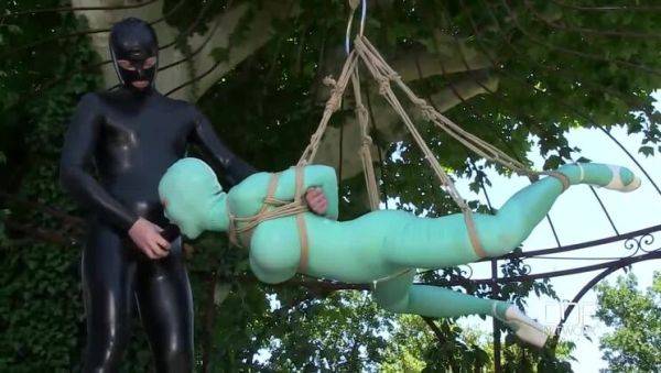 Latex-Clad MILF's Outdoor Adventure - Big Tit Lucy - porntry.com on freevids.org