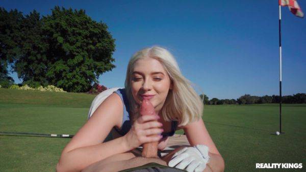 Gorgeous golf babe takes good care of JMac’s cock - xtits.com on freevids.org