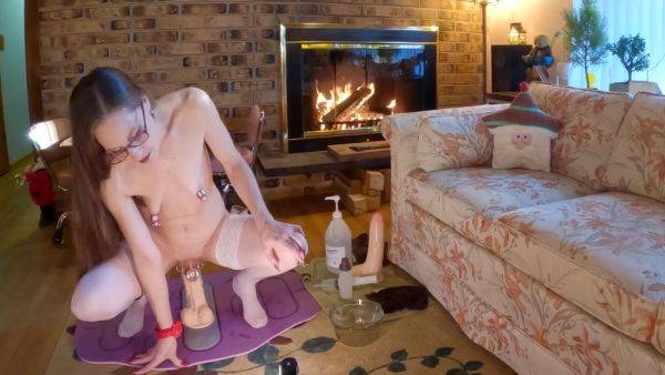 Longpussy Fireside Dildo Ride. Part Iii - hclips.com on freevids.org