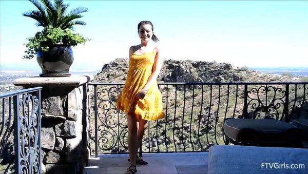 Outdoor Babe: A Solo Teen Brunette - porntry.com on freevids.org