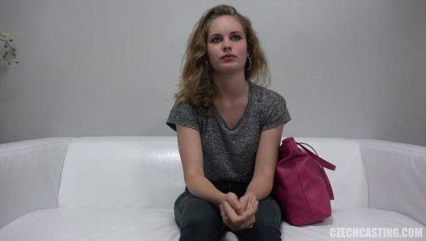 Beautiful Brunette Kristyna: Casting & Small Tits - veryfreeporn.com - Czech Republic on freevids.org