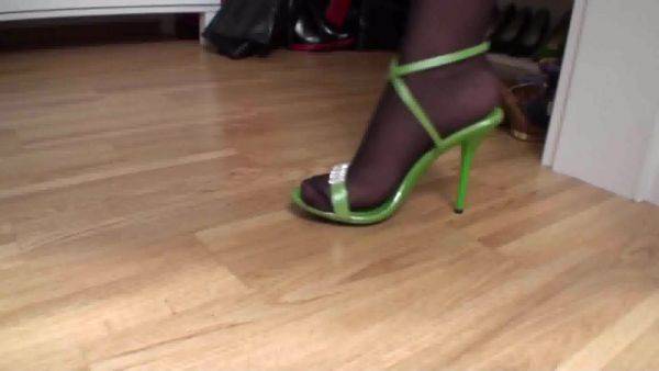 So many high heels and shoes for her legs by Foot Girls - hotmovs.com on freevids.org