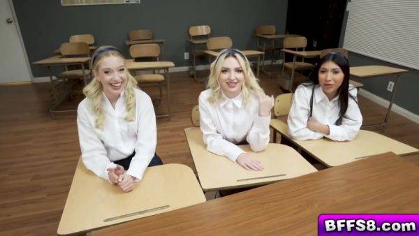 Britt Blair, Penelope Woods And Kallie Taylor - When The Good Ladies Gone Wild In Class - hotmovs.com on freevids.org