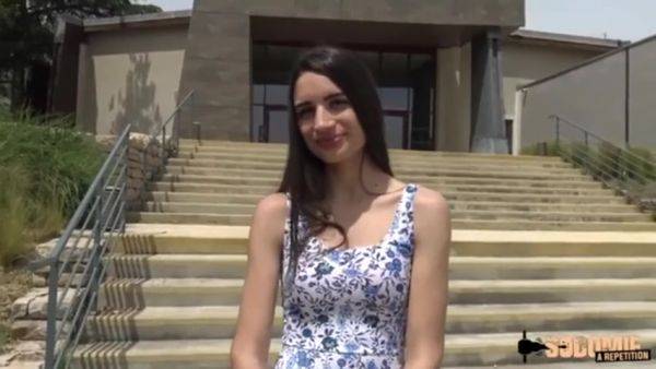 Hot French Babe Destroyed By 2 Dicks - hclips.com - France on freevids.org