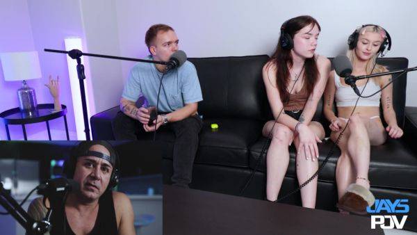 Joshua Lewis, Emma Rosie And Jay Rock In Podcast - Super Slutty Blonde - upornia.com on freevids.org