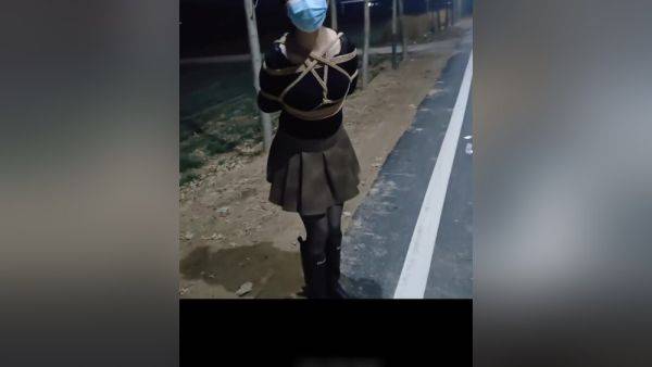 Bitch Tied Up Hanging Out - hclips.com on freevids.org