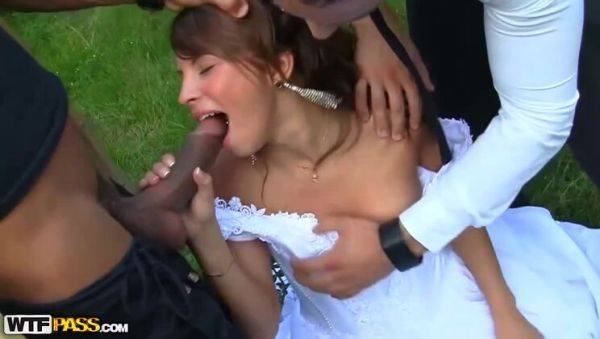 Post-Wedding Outdoor Adventure: Anal, Facial & DP with Sergei, Eric & Lupe Burnett - porntry.com on freevids.org