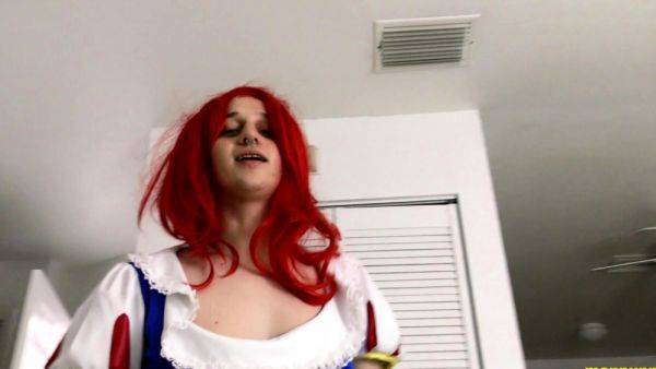 Kinky Elis Ataxxx wears a princess dress and shows his ass - drtuber.com on freevids.org