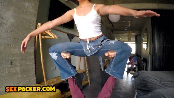 Cute Amateur Latina Hippy Stretched by Big Dick Yoga Treacher - Sex Packer - hotmovs.com on freevids.org