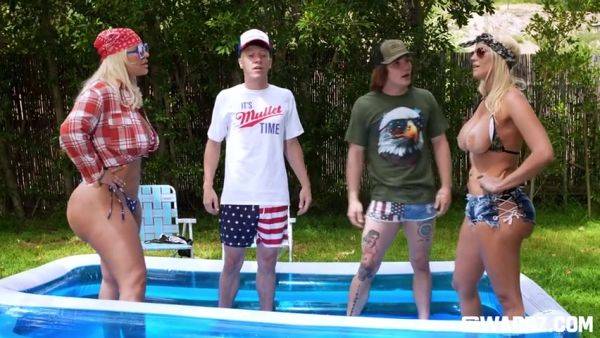 Jenna Starr - Truth Or Dare Turns Into A Milf Swap Fuck Fest! [hd - videomanysex.com on freevids.org