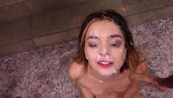 Naughty Molly's First Deepthroat Blowbang - porntry.com on freevids.org