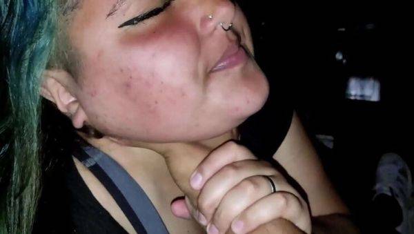 Step Sister Gives Me a Blowjob to Keep Her Tinder Secret - porntry.com - Argentina on freevids.org